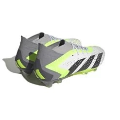 Unisex Adidas Predator Accuracy.1 FG Soccer Shoes - Ftwwht,Cblack,Luclem - Regular (D) -Shoe Zone Shop GZ0035 6 FOOTWEAR Photography Back Lateral Top View white 47492