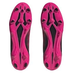 ADIDAS Unisex X Speedportal.3 LL FG Soccer Shoe - Team Shock Pink 2/Zero Metalic/Core Black - Regular (D) -Shoe Zone Shop GZ5065 01