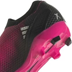 ADIDAS Unisex X Speedportal.3 LL FG Soccer Shoe - Team Shock Pink 2/Zero Metalic/Core Black - Regular (D) -Shoe Zone Shop GZ5065 02