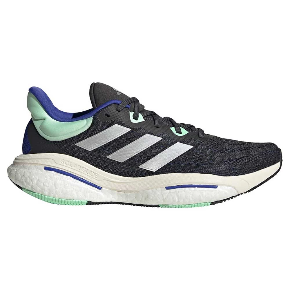 ADIDAS Men's Solar Glide 6 Running Shoe - Carbon/Silver Met/Pulse Mint - Regular (D) 3 ADIDAS Men's Solar Glide 6 Running Shoe - Carbon/Silver Met/Pulse Mint - Regular (D)