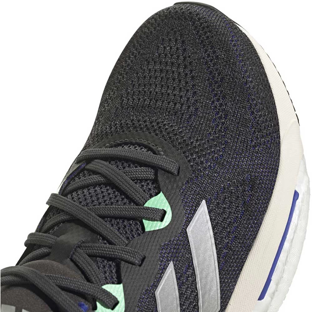 ADIDAS Men's Solar Glide 6 Running Shoe - Carbon/Silver Met/Pulse Mint - Regular (D) 4 ADIDAS Men's Solar Glide 6 Running Shoe - Carbon/Silver Met/Pulse Mint - Regular (D) - Image 2