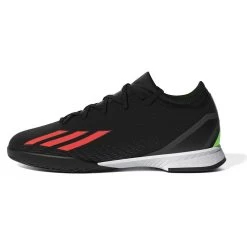 ADIDAS JR X Speedportal .3 IN Soccer Shoe - Core Black/Solar Red/Team Solar Green - Regular (D)