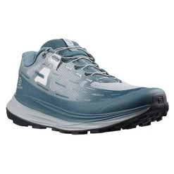 Salomon Women's Ultra Glide Trail Running Shoe - Bluestone/Perl Blue/Ebony - Regular (B) -Shoe Zone Shop L41553900 5 GHO ULTRA GLIDE W Bluesto