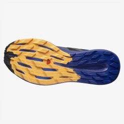 Salomon Men's Pulsar Trail Shoe - Black/Clematis Blue/Blazing Orange- Regular (D) -Shoe Zone Shop L41603200 da37cd5b886c4091b61da96c1603e347