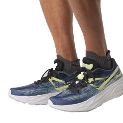 Salomon Men's Aero Glide Running Shoe- Blue Ashes/Dark Sapphire/Sunny Lime- Regular (D) -Shoe Zone Shop L47049200 7481c5f43c36e4a91ce83cf343a3c47e 4fdcdebe 1770 4cf6 b225 1490f2d8d436