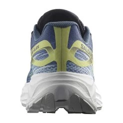 Salomon Men's Aero Glide Running Shoe- Blue Ashes/Dark Sapphire/Sunny Lime- Regular (D) -Shoe Zone Shop L47049200 dfc9e2579d9543494b29bd8396603e37