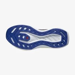 Salomon Men's DRX Bliss Running Shoe - Surf The Web/Safety Yellow/White - Regular (D) -Shoe Zone Shop L47292500 78ebf788301d1989c1302ffebf249bf5