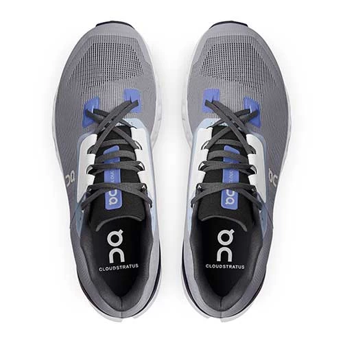 On Running Men's Cloudstratus 2.0 Running Shoe - Fossil/Midnight- Regular (D) 6 On Running Men's Cloudstratus 2.0 Running Shoe - Fossil/Midnight- Regular (D) - Image 4