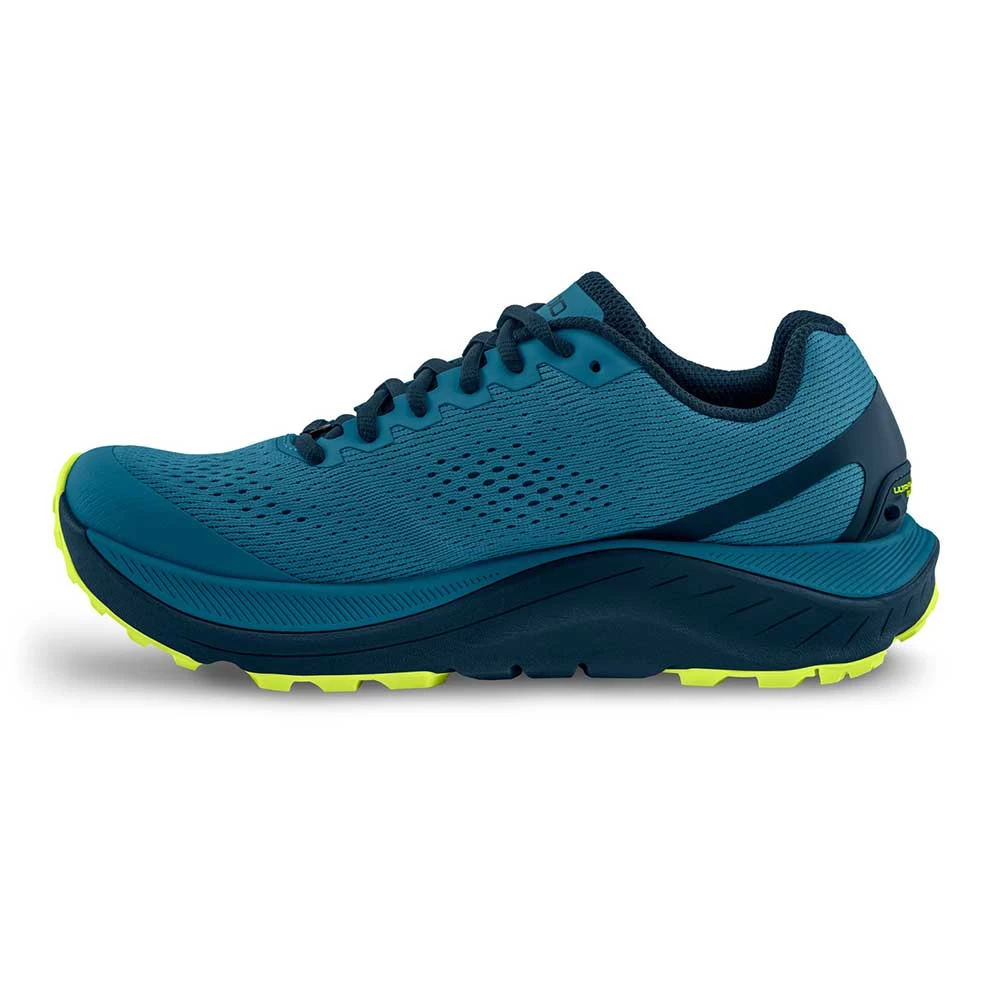 Topo Athletic Men's Ultraventure 3 Trail Shoe- Blue/Lime- Regular (D) 5 Topo Athletic Men's Ultraventure 3 Trail Shoe- Blue/Lime- Regular (D) - Image 3