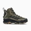 Merrell Men's Moab Speed Thermo Mid Waterproof Hiking Boot - Olive - Regular (D) -Shoe Zone Shop MRLM J066915 021621 S21 001 1