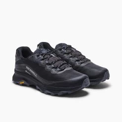 Merrell Men's Moab Speed GoreTEX Hiking Shoe - Black/Asphalt - Regular (D) -Shoe Zone Shop MRLM J067083 021621 S21 004