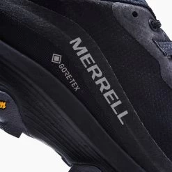 Merrell Men's Moab Speed GoreTEX Hiking Shoe - Black/Asphalt - Regular (D) -Shoe Zone Shop MRLM J067083 021621 S21 007