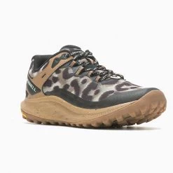 Merrell Women's Antora 3 Trail Running Shoe - Sepia Leopard - Regular (B) -Shoe Zone Shop MRLW J067552 020722 S23 045