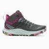 Merrell Women's Antora 3 Mid Waterproof Boot - Black/Fuchsia - Regular (B) 1 Merrell Women's Antora 3 Mid Waterproof Boot - Black/Fuchsia - Regular (B) -Shoe Zone Shop MRLW J067582 020722 S23 000