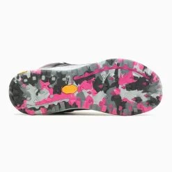 Merrell Women's Antora 3 Mid Waterproof Boot - Black/Fuchsia - Regular (B) -Shoe Zone Shop MRLW J067582 020722 S23 OUT