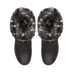 NORTH FACE Women's Shellisata IV Luxe Waterproof Boots - TNF Black/Gardenia White - Regular (B) -Shoe Zone Shop NF0A7W48 R0G detailinstep