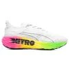 Men's Foreverrun Nitro Futrograde Running Shoe- Puma White/Green Gecko- Regular (D) -Shoe Zone Shop Puma Foreverrun Nitro Futrograde White Green Gecko 380005 02 04 16 23 Feature VR