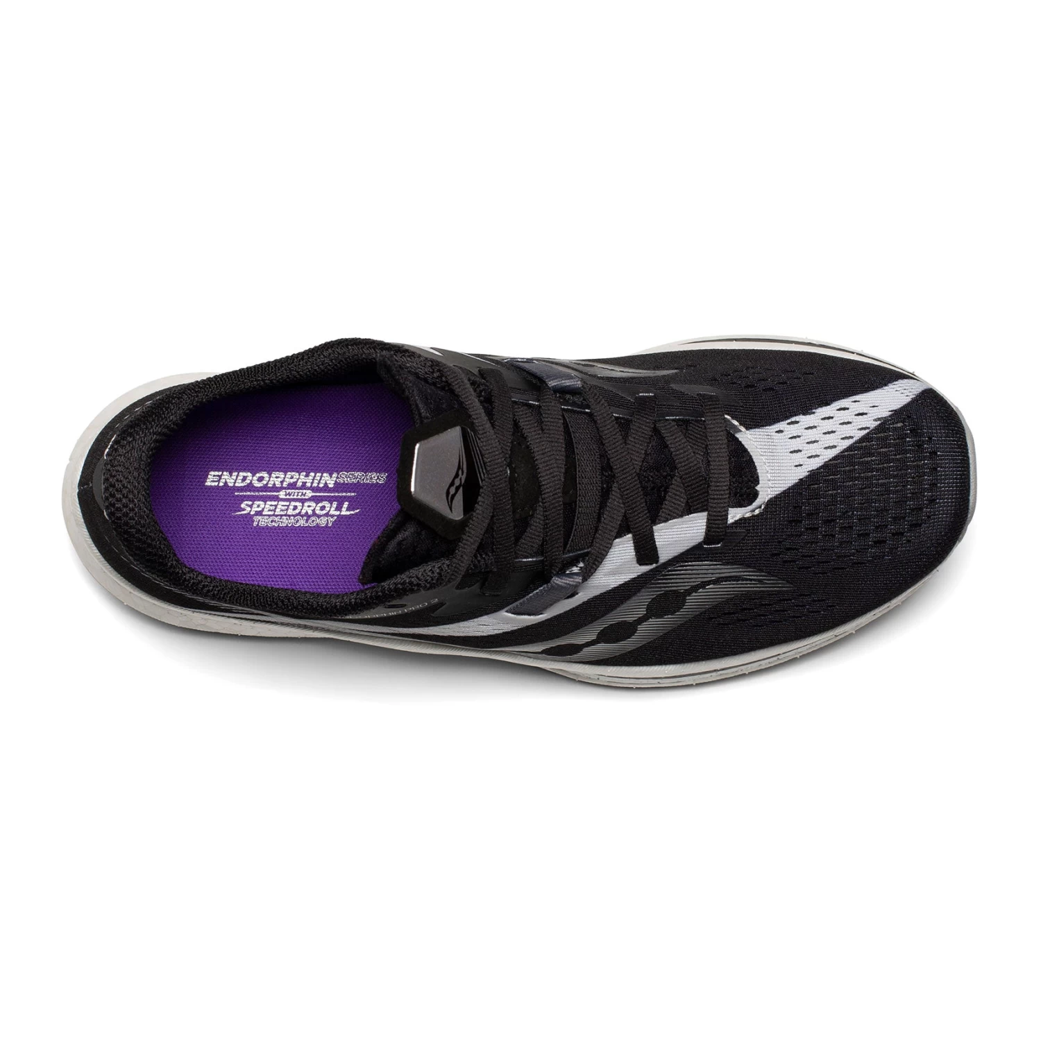 Saucony Women's Endorphin Pro 2 Racing Shoe - Black/White - Regular (B) 5 Saucony Women's Endorphin Pro 2 Racing Shoe - Black/White - Regular (B) - Image 3