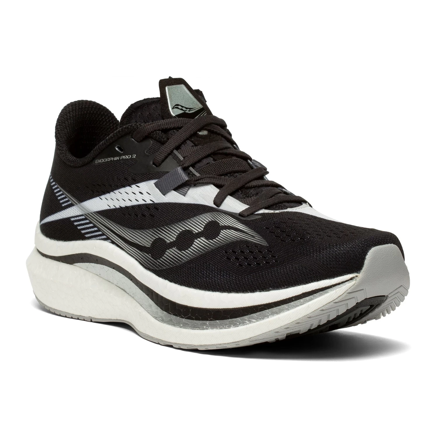 Saucony Women's Endorphin Pro 2 Racing Shoe - Black/White - Regular (B) 6 Saucony Women's Endorphin Pro 2 Racing Shoe - Black/White - Regular (B) - Image 4