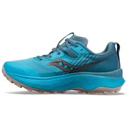 Saucony Women's Endorphin Edge Trail Shoe- Ocean/Loam- Regular (B) -Shoe Zone Shop S10773 31 2