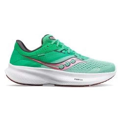 Saucony Women's Ride 16 Running Shoe - Sprig/Peony - Regular (B)