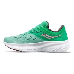Saucony Women's Ride 16 Running Shoe - Sprig/Peony - Regular (B) -Shoe Zone Shop S10830 25 2