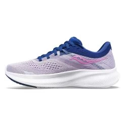 Saucony Women's Ride 16 Running Shoe - Mauve/Indigo - Regular (B) -Shoe Zone Shop S10830 30 2