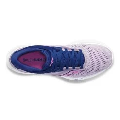 Saucony Women's Ride 16 Running Shoe - Mauve/Indigo - Regular (B) -Shoe Zone Shop S10830 30 3