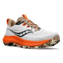 Saucony Women's Peregrine 13Trail Running Shoe - Fog/Zenith - Regular (B) -Shoe Zone Shop S10838 85 5