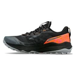 Saucony Men's Xodus Ultra 2 Trail Running Shoe - Black/ViZiOrange - Regular (D) -Shoe Zone Shop S10843 05 2
