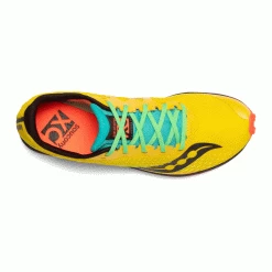 Saucony Women's Kilkenny XC8 Spike - Yellow Mutant- Regular (B) -Shoe Zone Shop S19068 10 3