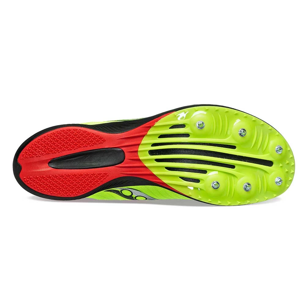 Saucony Women's Velocity MP Track Spike - Citron/Black - Regular (B) 6 Saucony Women's Velocity MP Track Spike - Citron/Black - Regular (B) - Image 4