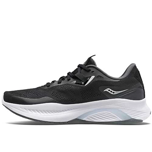 Saucony Men's Guide 15 Running Shoe - Black/White - Wide (2E) 4 Saucony Men's Guide 15 Running Shoe - Black/White - Wide (2E) - Image 2