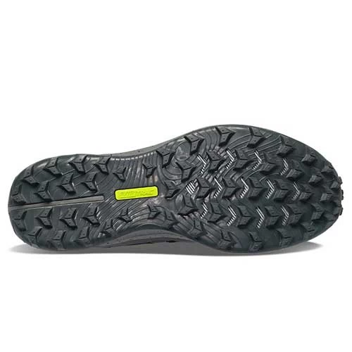 Saucony Men's Peregrine 12 Trail Running Shoe - Black/Charcoal - Regular (D) 6 Saucony Men's Peregrine 12 Trail Running Shoe - Black/Charcoal - Regular (D) - Image 4