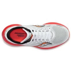 Saucony Men's Endorphin Speed 3 Running Shoe- White/Black/Vizi- Regular (D) -Shoe Zone Shop S20756 85 3