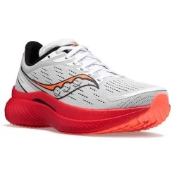 Saucony Men's Endorphin Speed 3 Running Shoe- White/Black/Vizi- Regular (D) -Shoe Zone Shop S20756 85 5