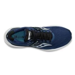 Saucony Men's Triumph 20 Running Shoe - Twilight/Rain - Wide (2E) -Shoe Zone Shop S20760 21 3