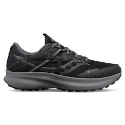 Saucony Men's Ride 15 Tr Gtx Trail Shoe - Black/Charcoal