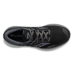 Saucony Men's Ride 15 Tr Gtx Trail Shoe - Black/Charcoal -Shoe Zone Shop S20799 10 3