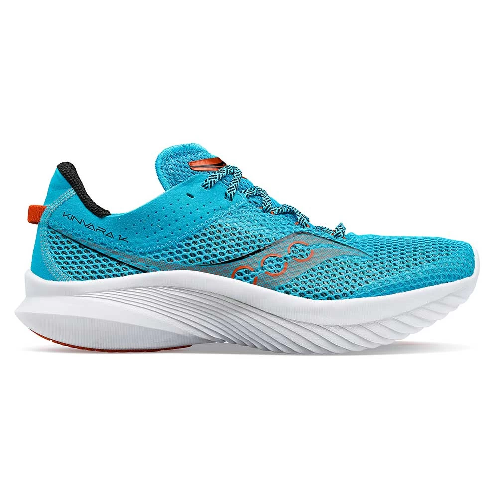 Saucony Men's Kinvara 14 Running Shoe- Agave/Lava 3 Saucony Men's Kinvara 14 Running Shoe- Agave/Lava