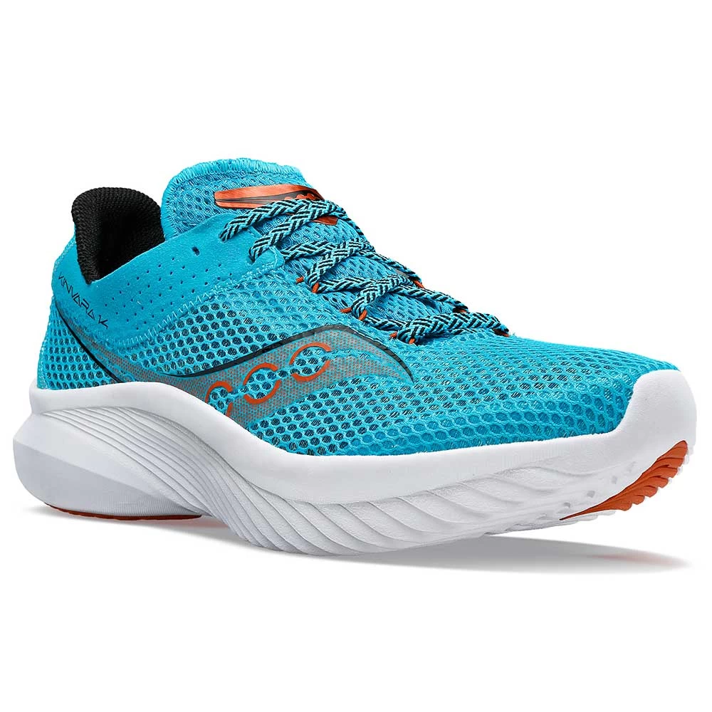 Saucony Men's Kinvara 14 Running Shoe- Agave/Lava 4 Saucony Men's Kinvara 14 Running Shoe- Agave/Lava - Image 2