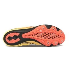 Saucony Men's Ballista MD Track Spike - Vizigold/Vizired- Regular (D) -Shoe Zone Shop S29071 16 4