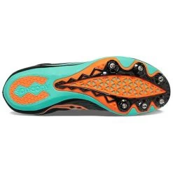 Saucony Men's Ballista Track Spike- Black/Cool Mint - Regular (D) -Shoe Zone Shop S29071 26 4