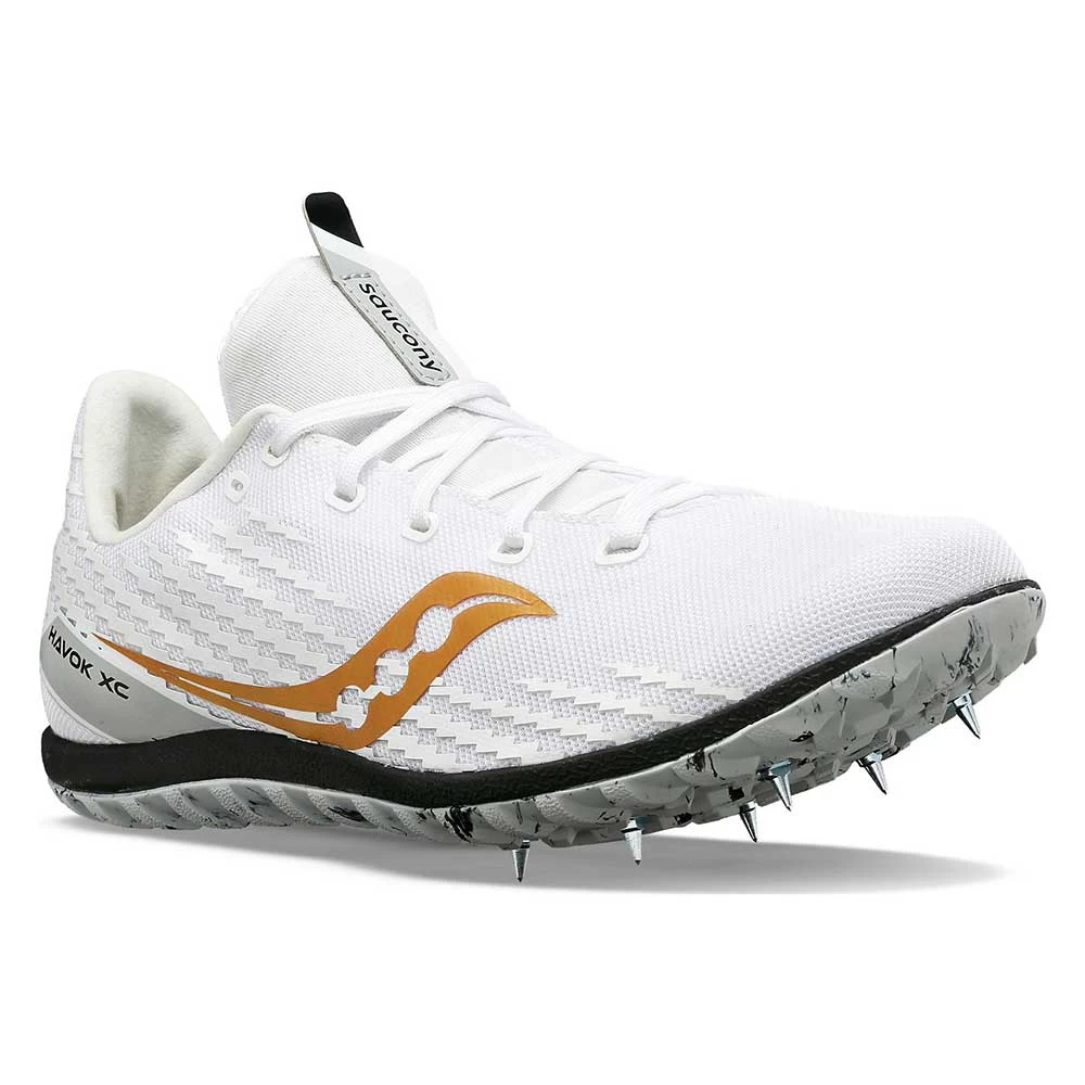 Saucony Men's Havok XC3 Spike -White - Regular (D) 4 Saucony Men's Havok XC3 Spike -White - Regular (D) - Image 2