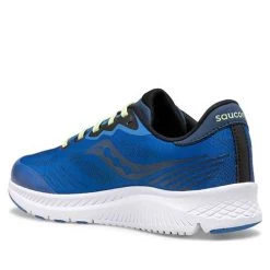 Saucony Youth Ride 14 Running Shoe - Blue -Shoe Zone Shop SAUK SK265073 Ride14 100820 AW21 02