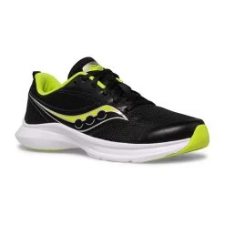 Saucony Youth Kinvara 13 Running Shoe - Black/Lime 7 Saucony Youth Kinvara 13 Running Shoe - Black/Lime -Shoe Zone Shop SK265520 1 1