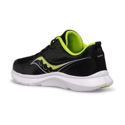 Saucony Youth Kinvara 13 Running Shoe - Black/Lime 8 Saucony Youth Kinvara 13 Running Shoe - Black/Lime -Shoe Zone Shop SK265520 2 1