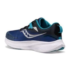 Saucony Youth Ride 15 Running Shoe - Twilight/Black -Shoe Zone Shop SK266068 2 ride