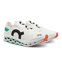 On Running Men's Cloudboom Echo Running Shoe - White/Mint - Regular (D) -Shoe Zone Shop Small PNG 57.98257 cloudboom echo ss23 white mint m g6
