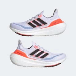 ADIDAS Women's Ultraboost Light Running Shoe- Ftwr White/Core Black/Solar Red- Regular (B) -Shoe Zone Shop Ultraboost Light Shoes White HQ6353 09 standard
